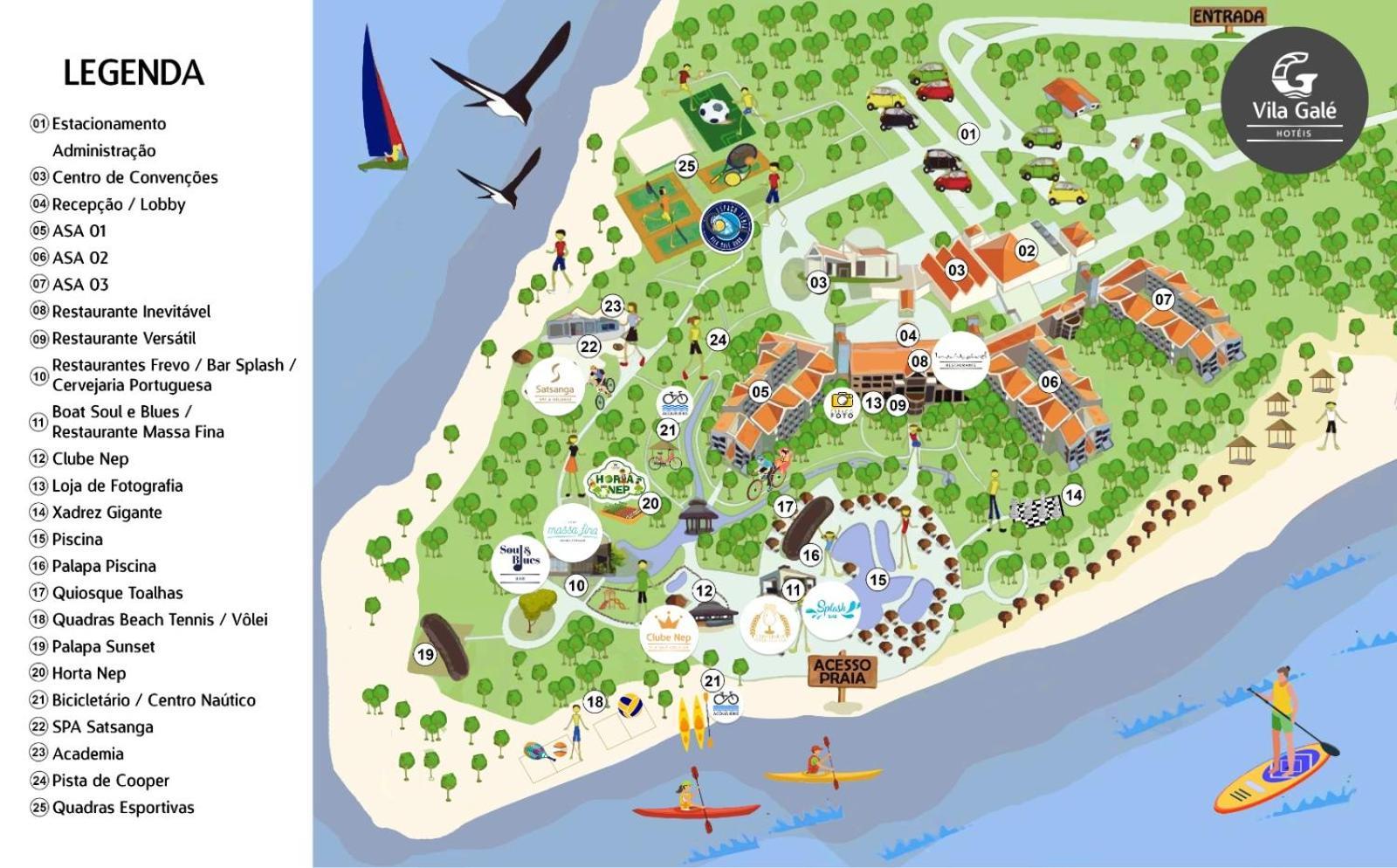 Vila Galé Eco Resort do Cabo - All Inclusive Cabo de Santo Agostinho Extérieur photo Map of the island